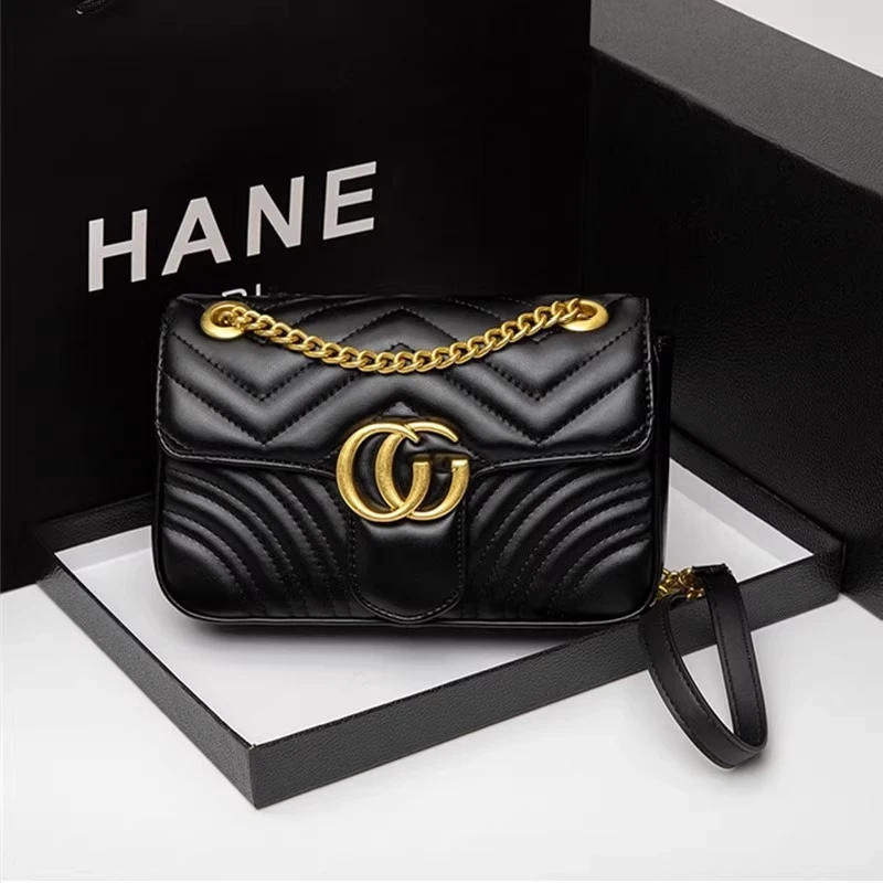 香港品牌2025秋冬新款女包小香风菱格链条包时尚设计感轻奢女士包