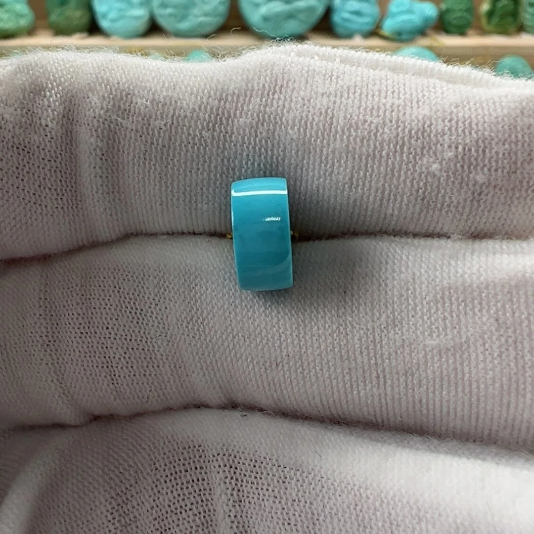 未镶嵌绿松石直切珠 9.1x4.4mm