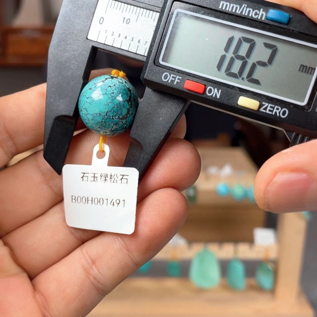 绿松石未镶嵌颈饰