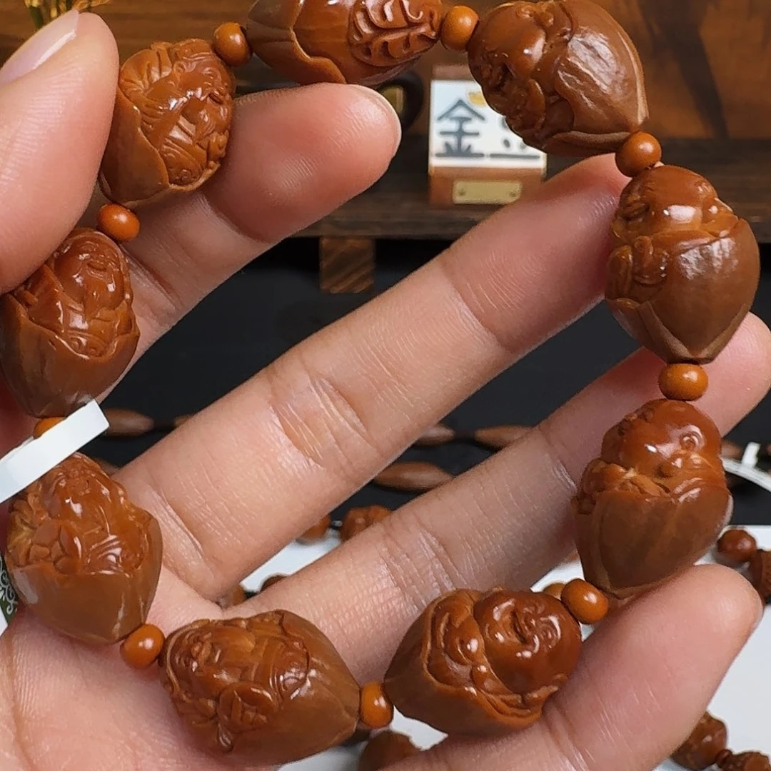 橄榄核手串/手链包衣财迷