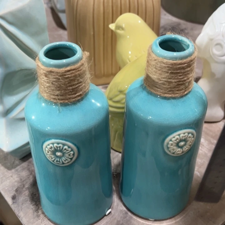 陶瓷花瓶摆件外贸出口微瑕捡漏