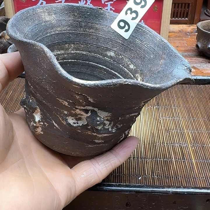 纯手工制作粗陶茶具