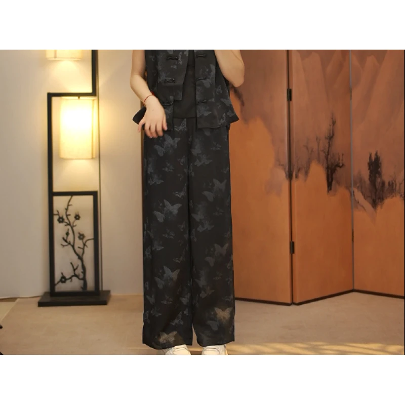 格格--梦蝶直筒裤