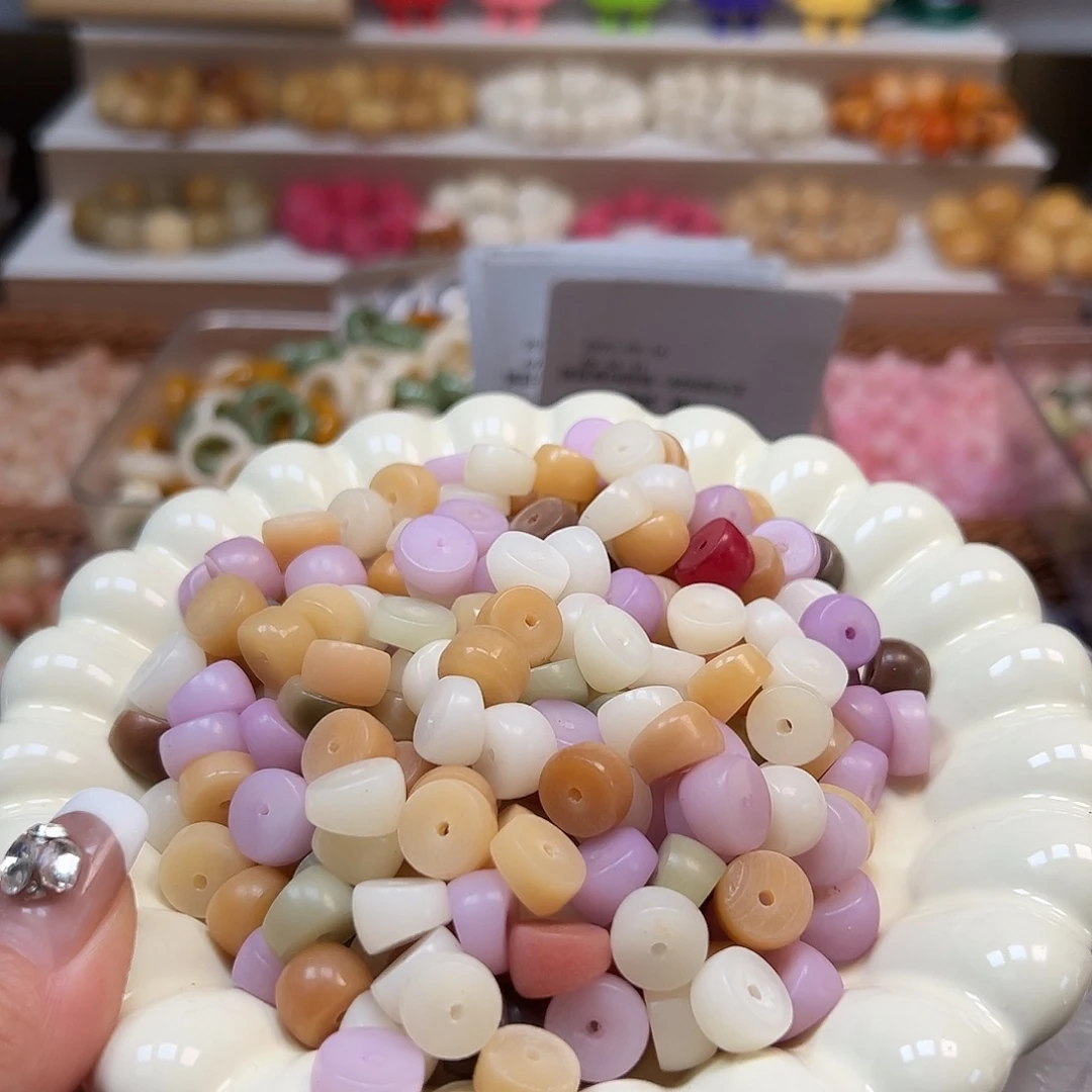 手串菩提根/象牙果微瑕卡12左右紫多宝大肠150颗