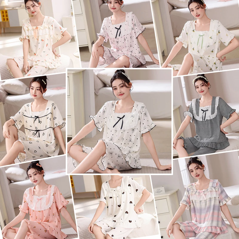 睡衣女款休闲可外穿家居服2