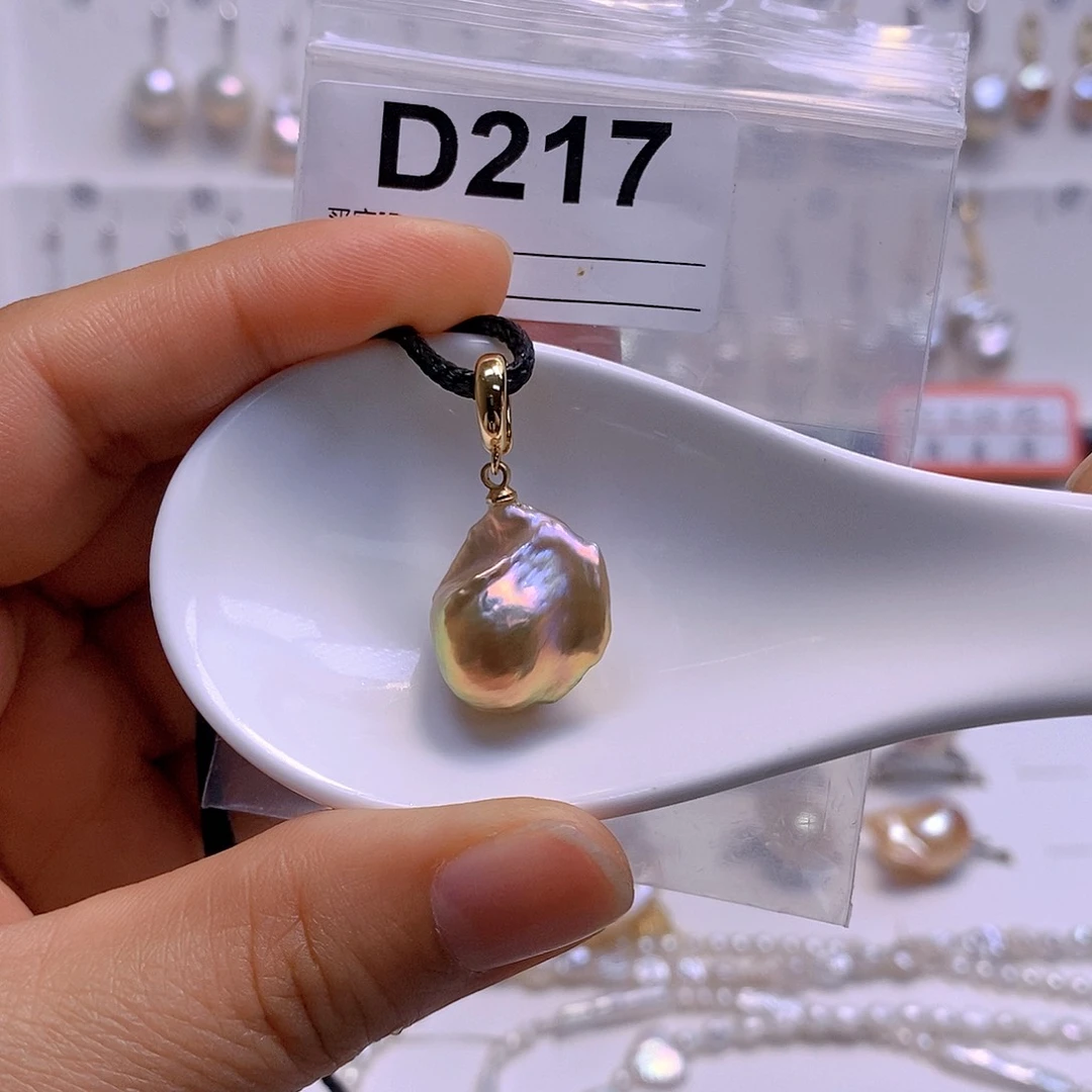 淡水珍珠颈饰银S925镶嵌