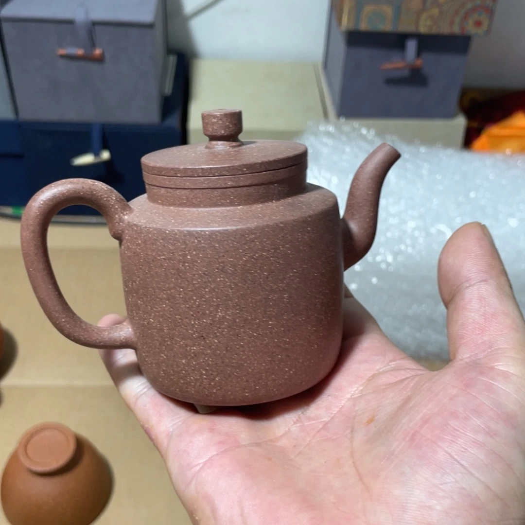 l***汁茶壶段泥共生紫泥