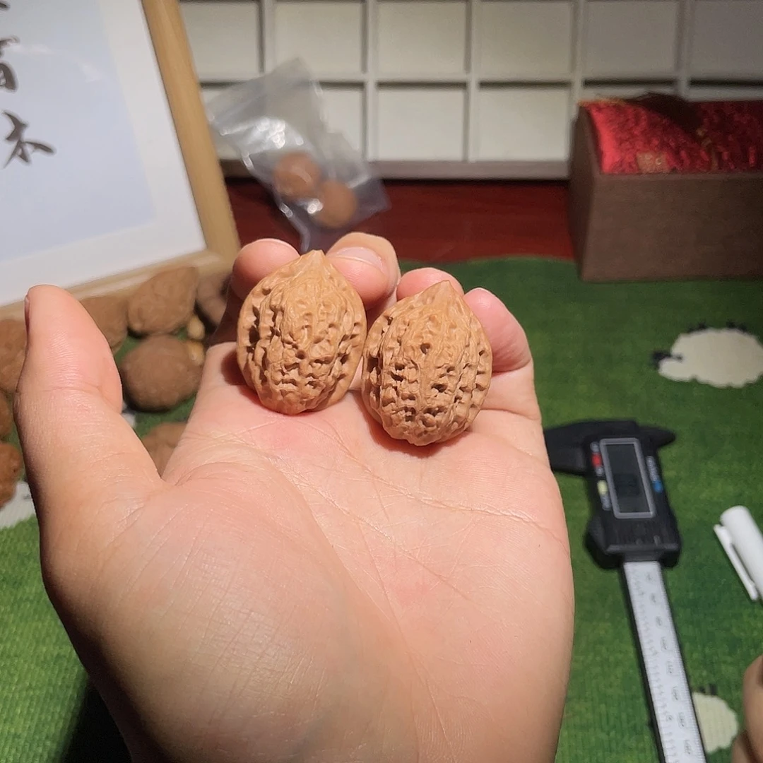 把件文玩核桃29手捻货头拇指鸡心