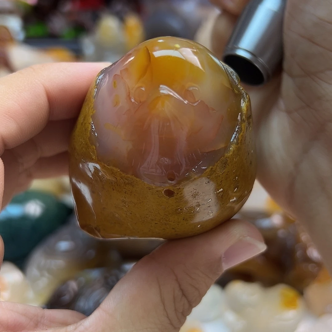 玛瑙/玉髓合金颈饰