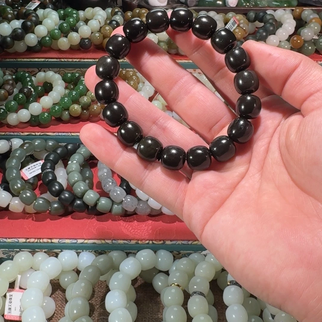 和田玉未镶嵌手链