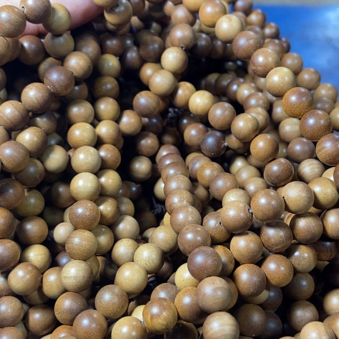 檀香木无事牌108*08沉水双百料