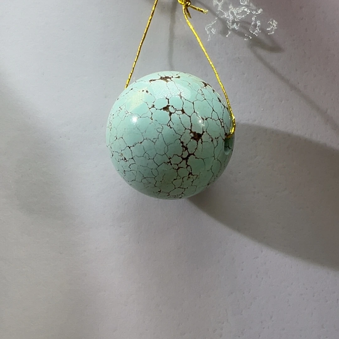 绿松石未镶嵌挂件19.4