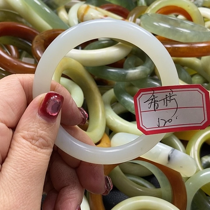 蛇纹石玉手镯未镶嵌╰****╮