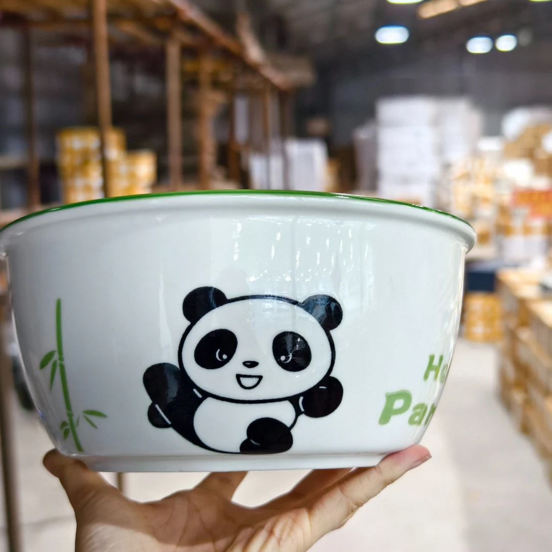 8英寸熊猫甜心汤碗1只