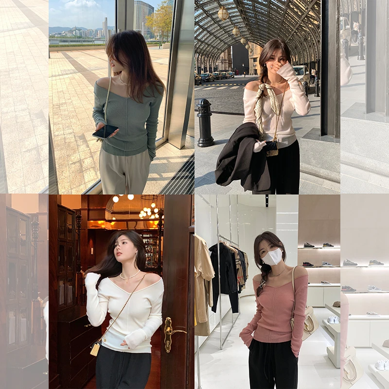 （现货）白云甜CloudSweet/舒适感前后两穿扬子纱针织衫