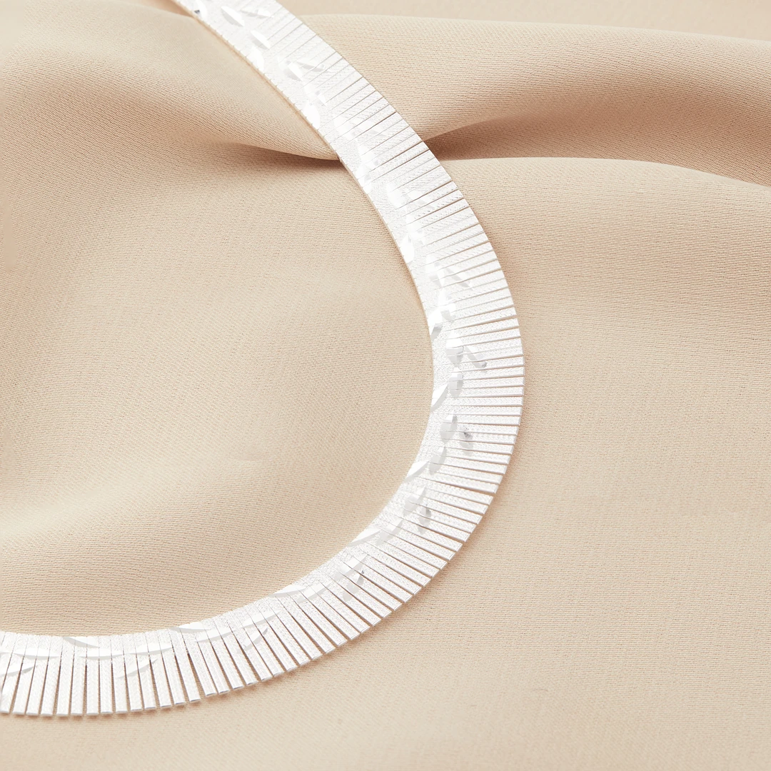 jeshore/简岸 链子925银 意大利叶子渐变颈圈