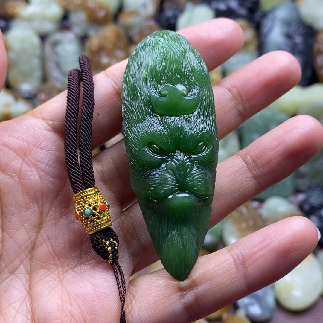 吊坠(不含链)未镶嵌和田玉（糖玉）