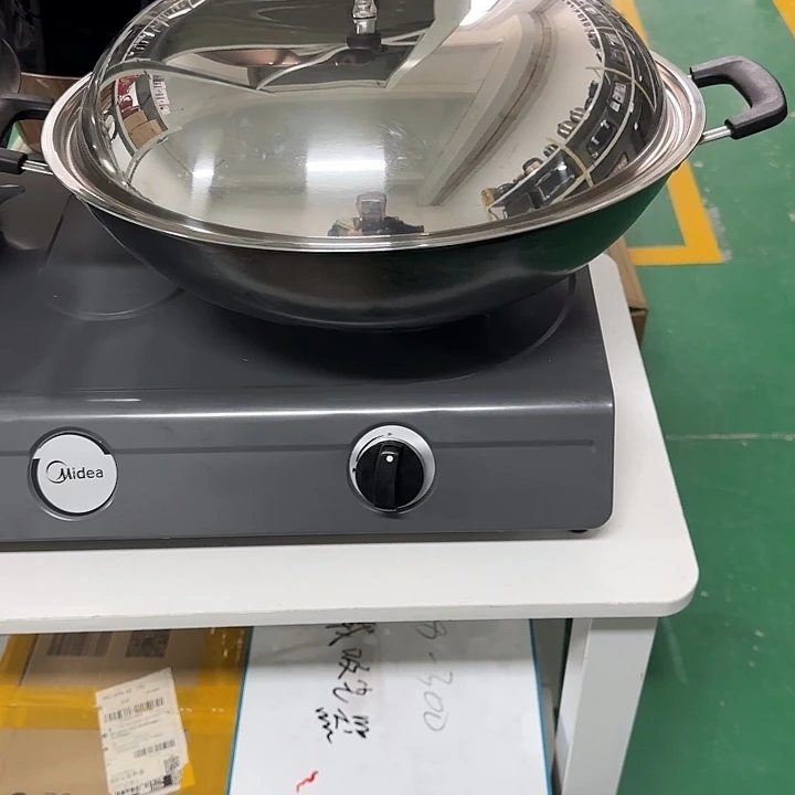 合金铜液华气灶双灶头