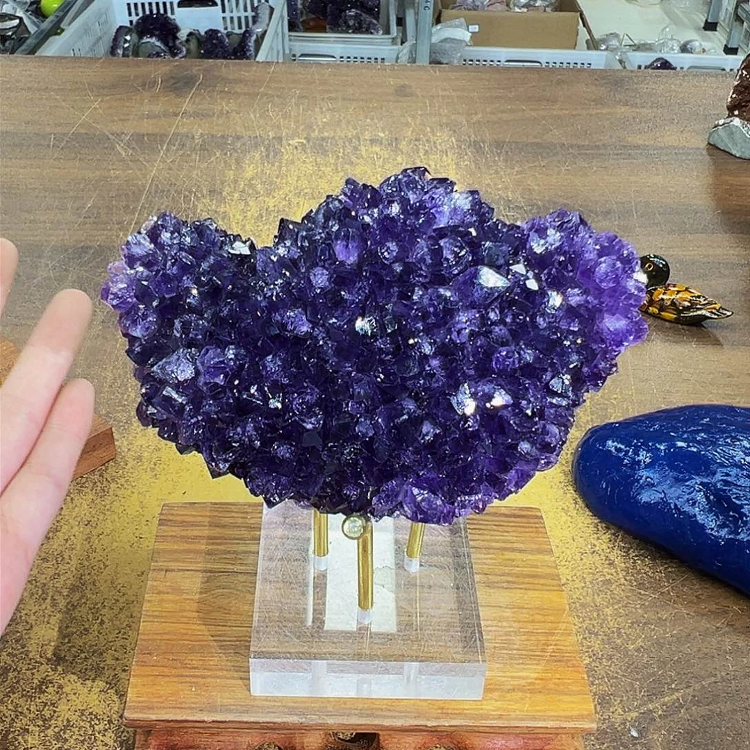 紫晶摆件未镶嵌福利