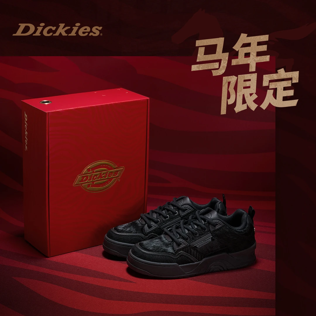 Dickies2025新款休闲厚底百搭板鞋潮鞋男士复古运动鞋户外低帮鞋