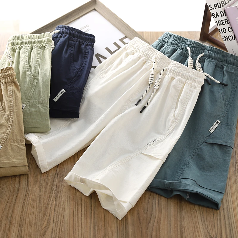 男童休闲短裤2025夏季新款儿童装薄款帅气大口袋工装裤纯棉七分裤