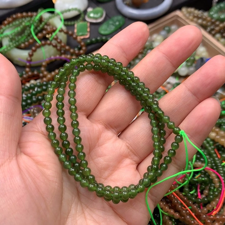 和田玉未镶嵌手链69