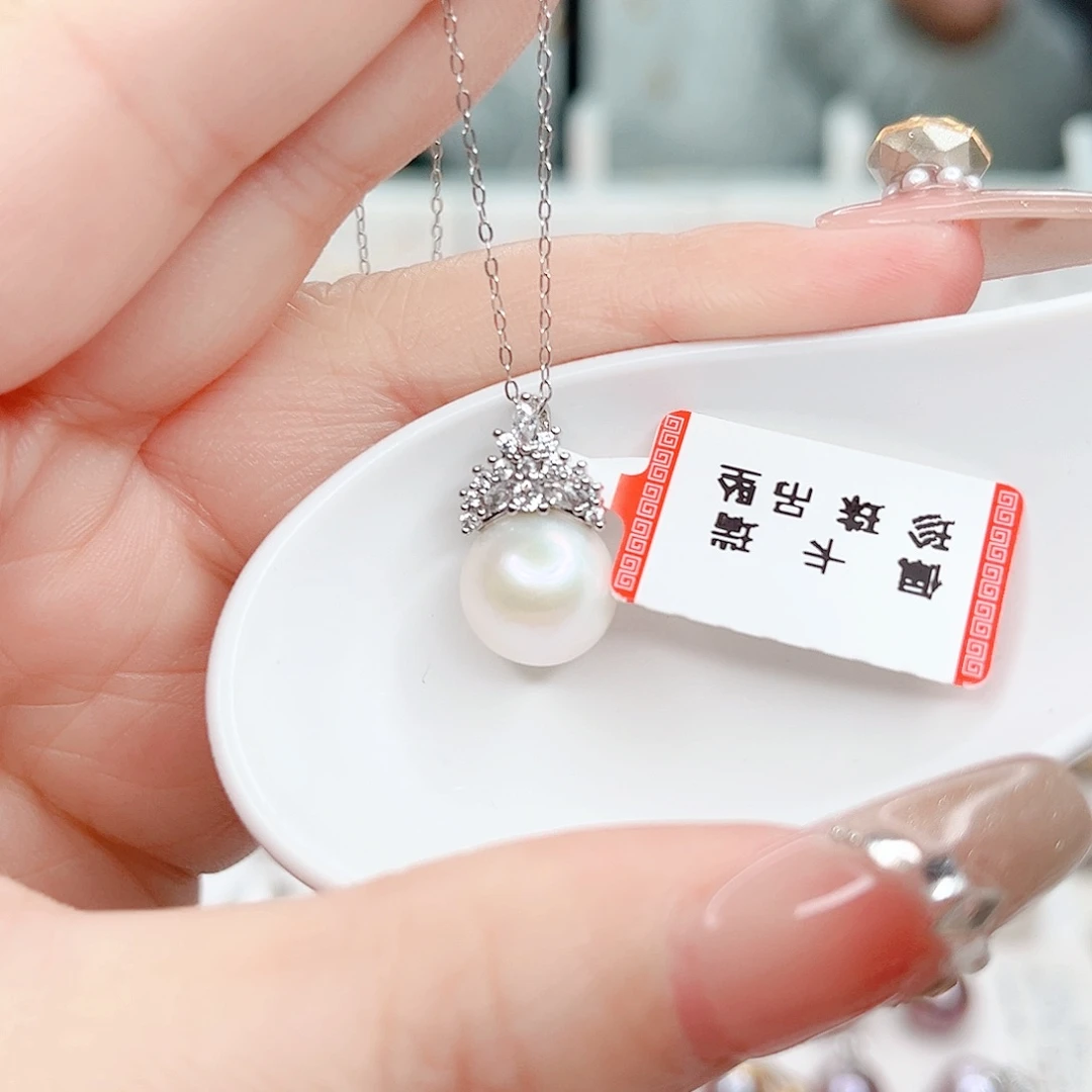 淡水珍珠吊坠(赠链)合金