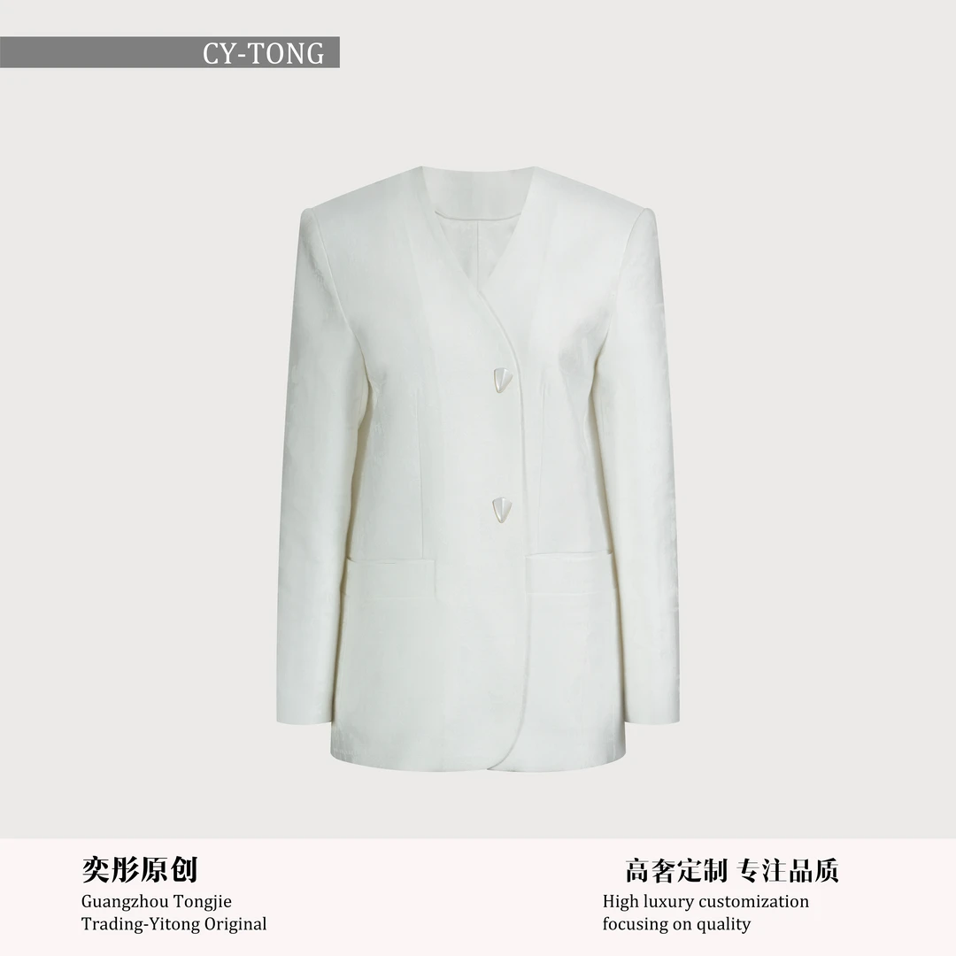 【彤姐原创】秋季设计师款气质职业修身女款西装外套西服W24D036