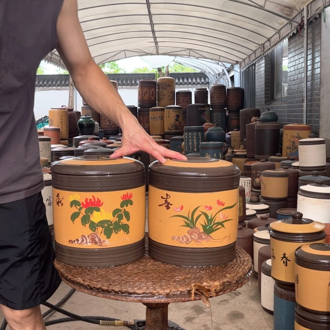 紫砂茶叶罐7 饼茶叶罐