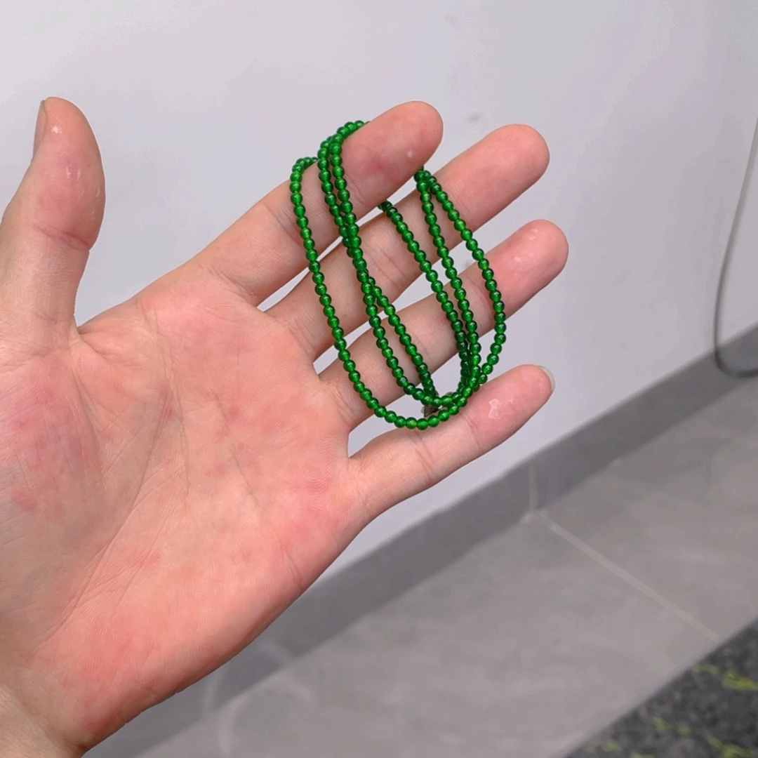 翡翠未镶嵌项链天然翡翠