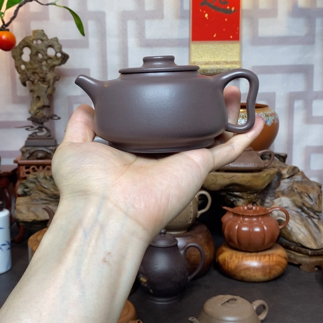 紫砂茶具紫泥儒像