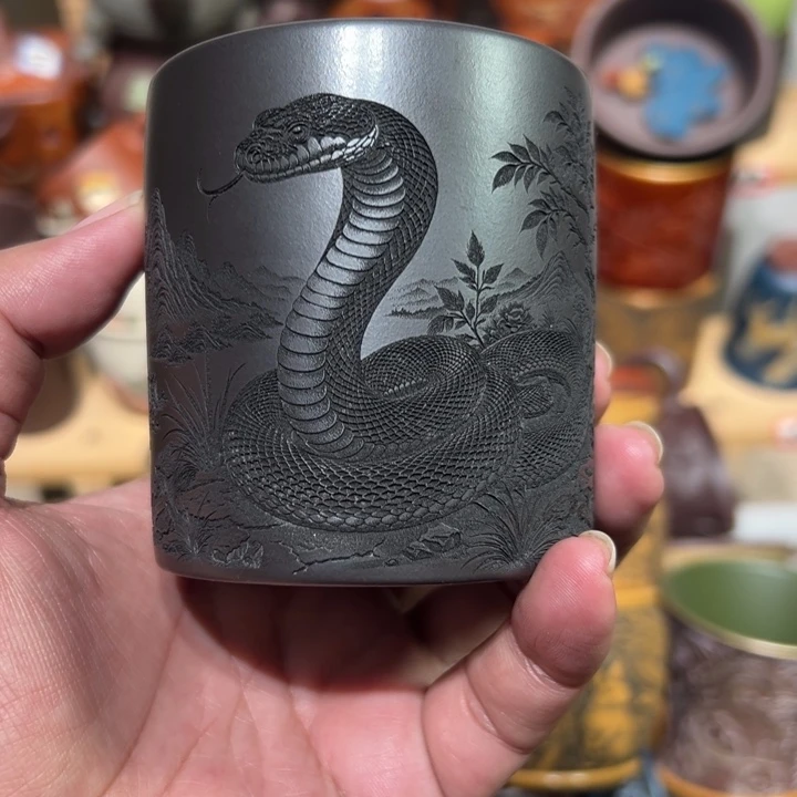 紫砂茶杯宜兴紫砂主人杯