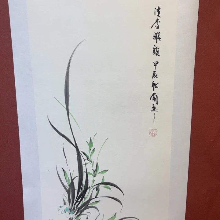 国画听兰老师花鸟