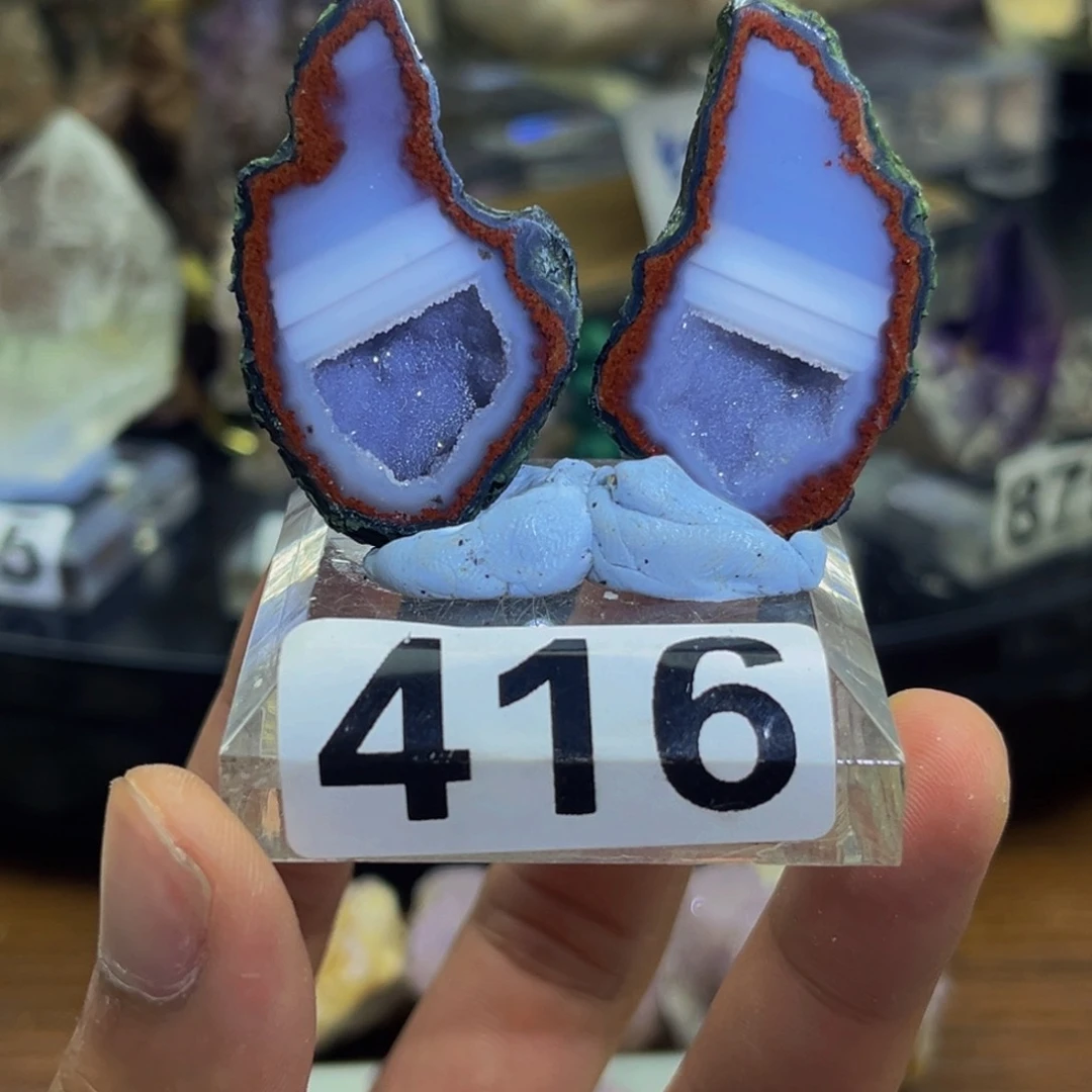 紫晶珠宝半成品未镶嵌