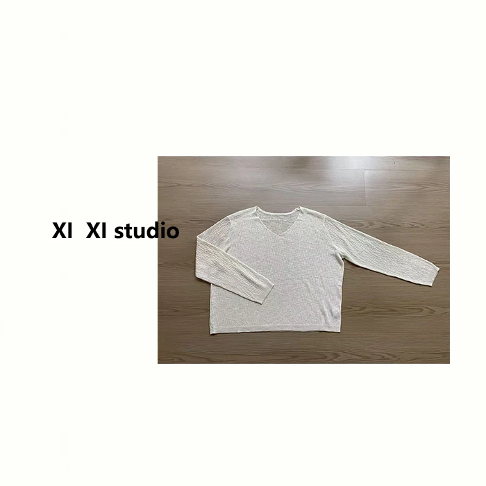 【汐汐女装】小个子定制温柔气质简约V领防晒罩衫 66865