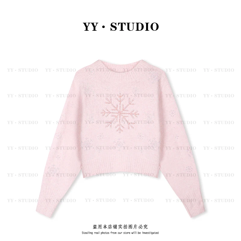 【YANYAN】秋冬新款大雪花毛衣长袖YY-7648