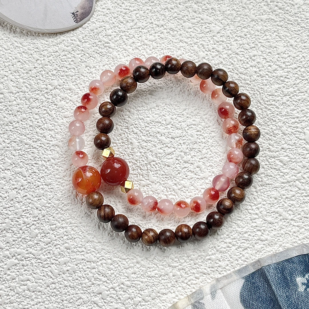 两怡双圈飘花圆珠    W-E012080