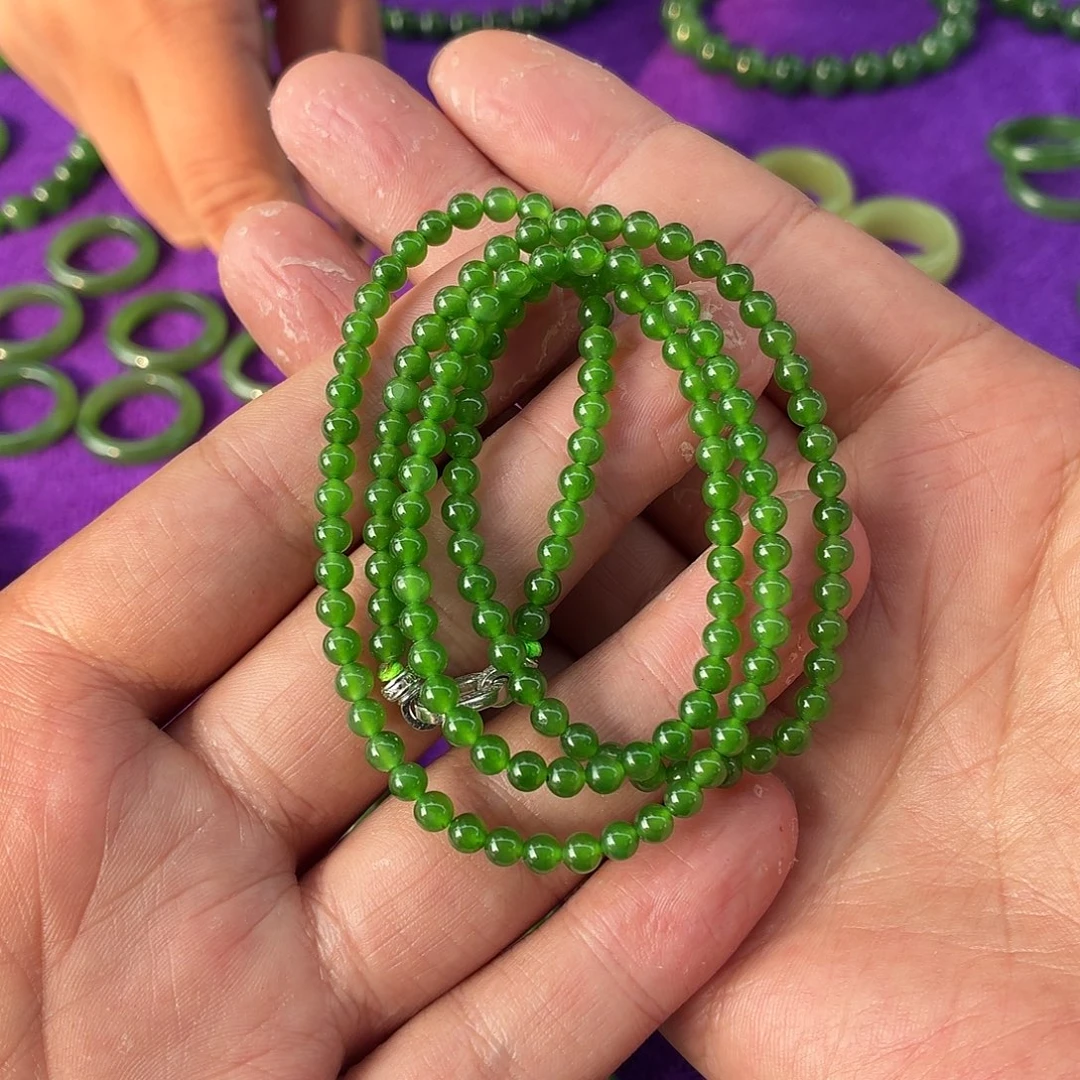 和田玉未镶嵌手链