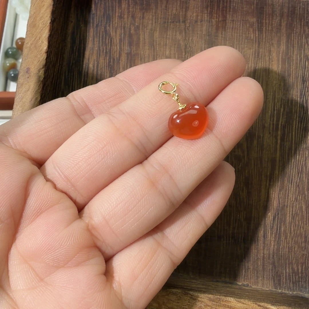 南红玛瑙未镶嵌颈饰