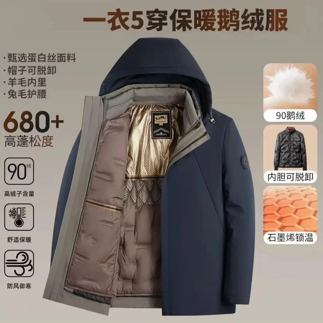 极寒系列新国标90白鹅绒 超高品质鹅绒服 兔毛 羊毛派克羽绒服