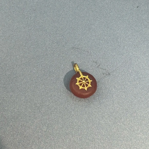 玛瑙925银吊坠0025