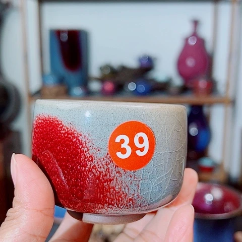 杯尚***坊原矿釉手工制作钧瓷