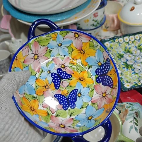 欧式陶瓷餐具杯碗盘微瑕介意慎拍