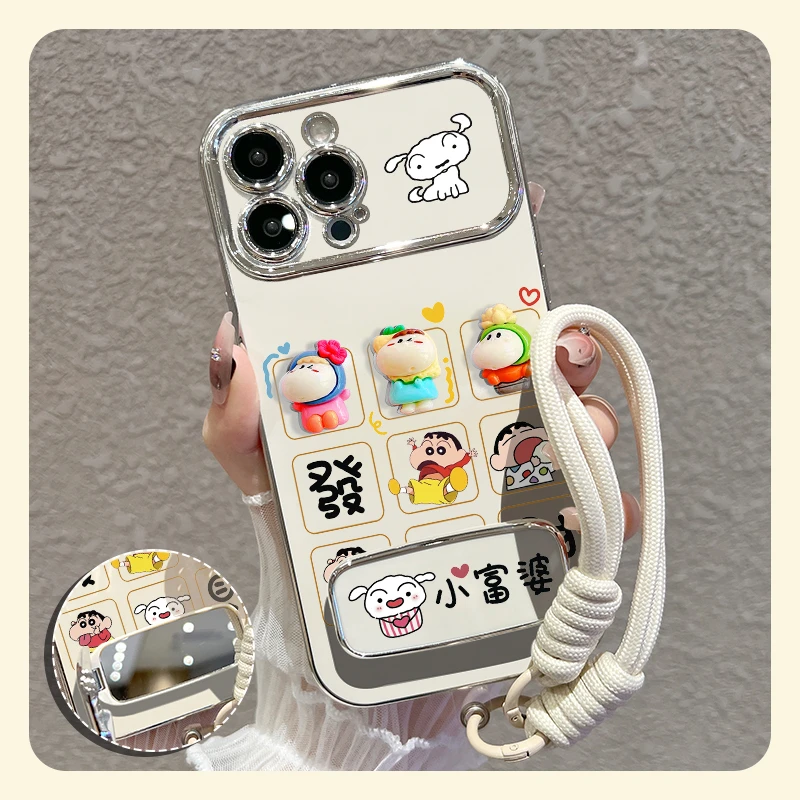 【苹果/华为/vivo/oppo/小米】适用卡通可爱大视窗手机壳硅胶防摔女