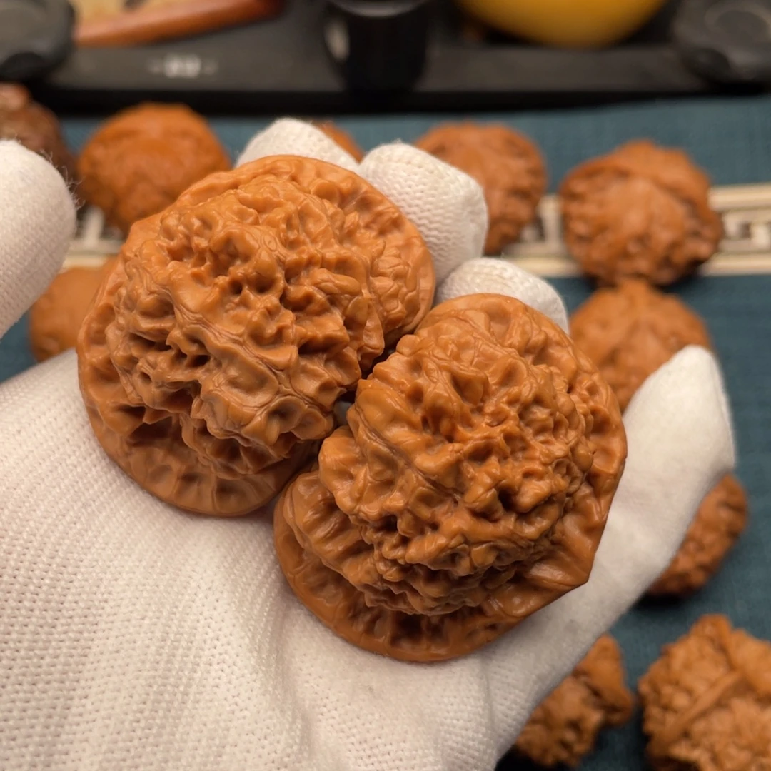 把件文玩核桃47麒麟官帽