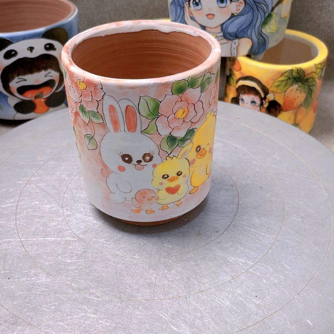 【闪购商品】紫砂花盆动物福利
