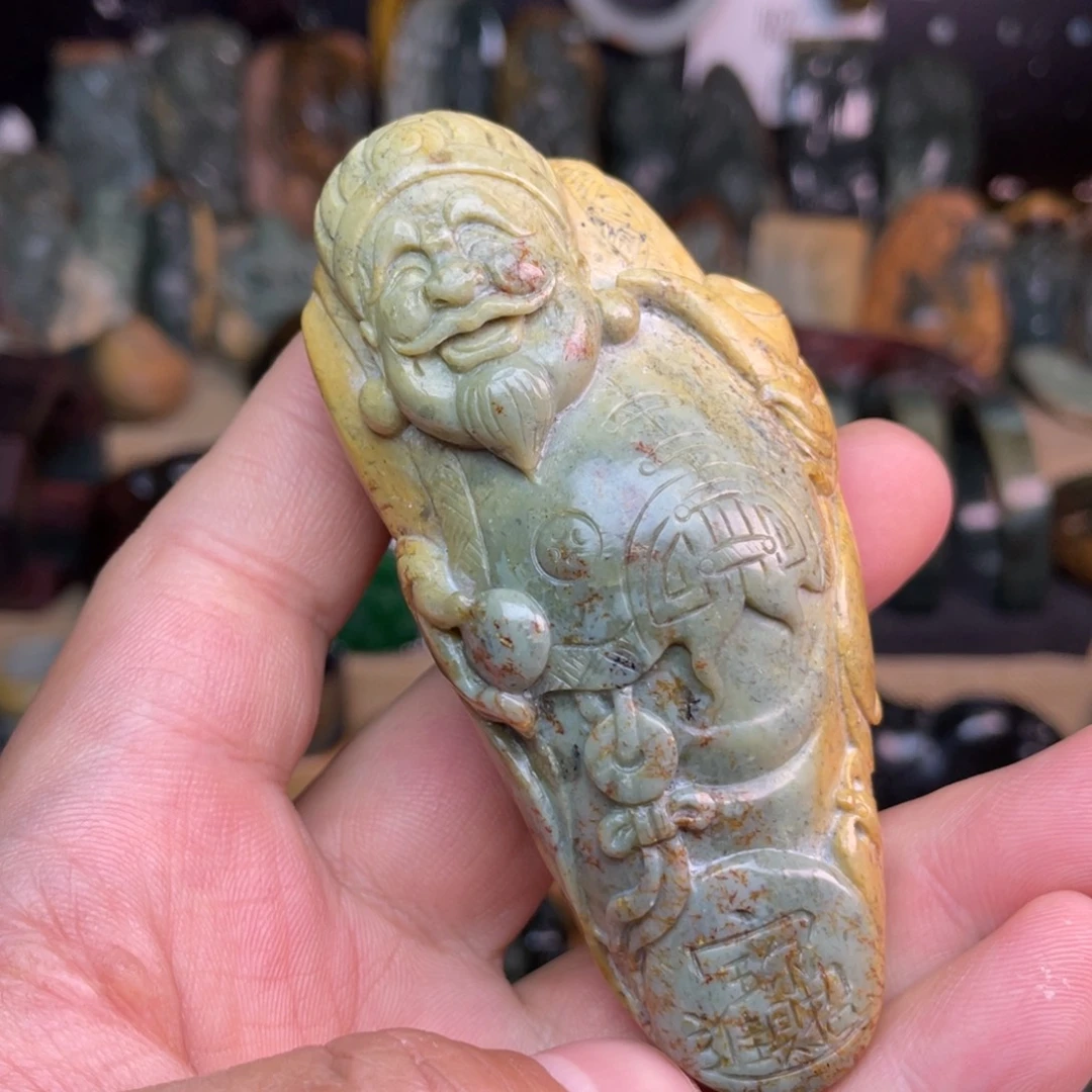 岫岩河磨玉（透闪石质玉）未镶嵌颈饰
