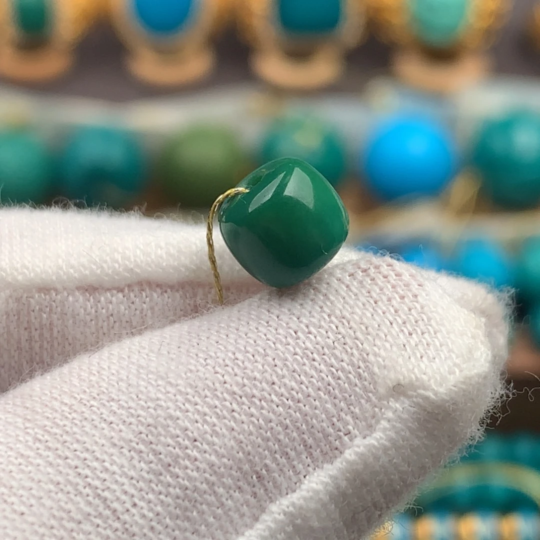 绿松石未镶嵌发饰6*mm