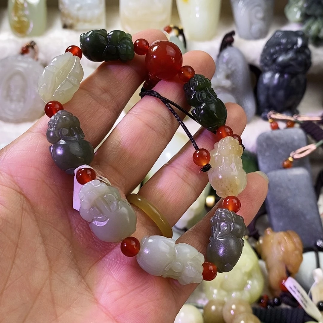 梦***想手串未镶嵌和田玉