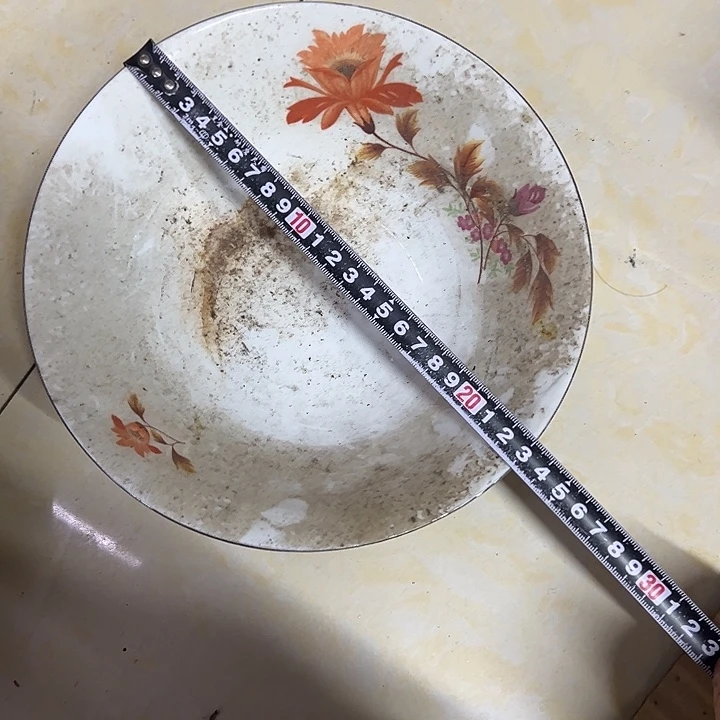 陶摆件23厘米一支花大碗